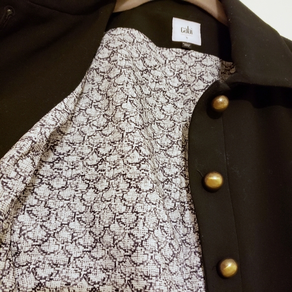 Cabi Black Abbott Fitted Button Down Jacket - Picture 6 of 6
